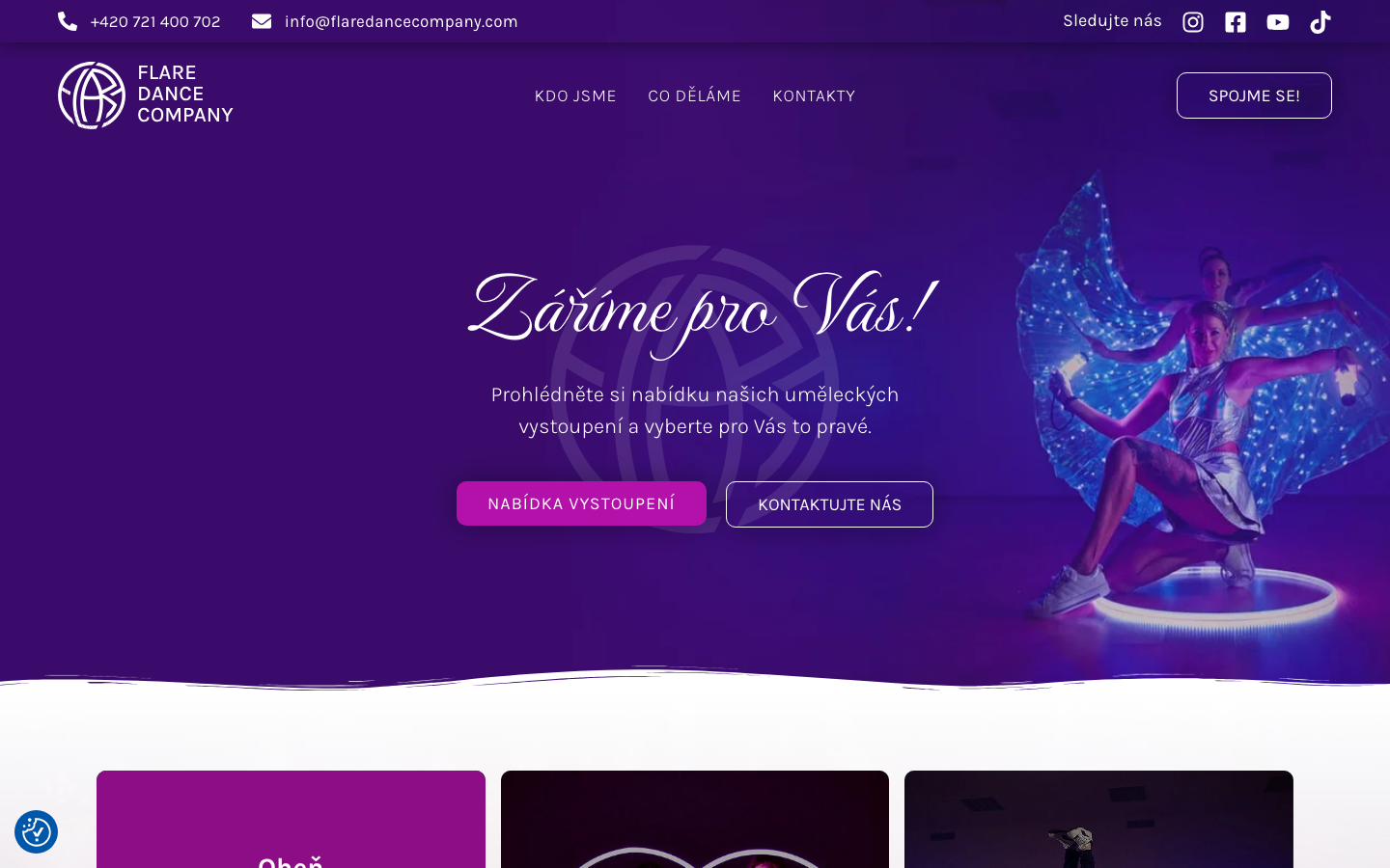 Web Flare Dance Company